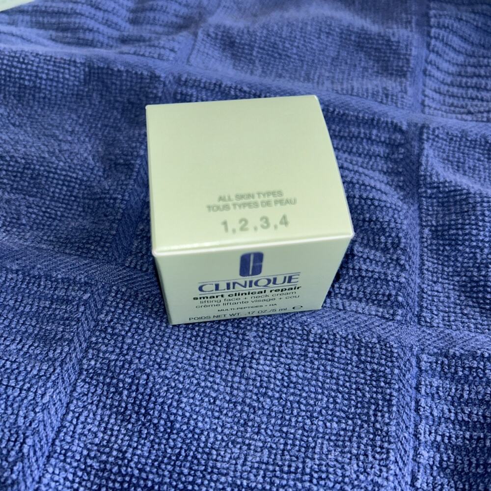 NEW! Clinique Smart Clinical Repair Eye + Lifting Face Neck Cream .17oz/5ml